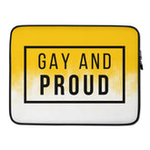 Gay And Proud Laptop Sleeve